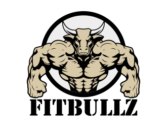 Fitbullz logo design by Kruger
