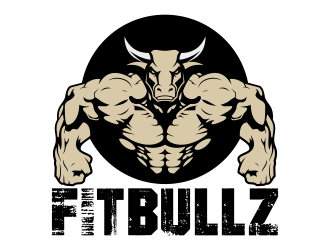 Fitbullz logo design by Kruger