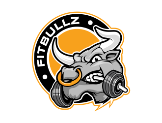 Fitbullz logo design by evdesign