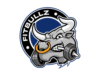 Fitbullz logo design by evdesign