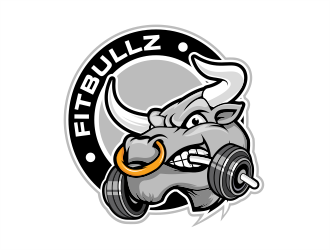 Fitbullz logo design by evdesign