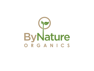 ByNature Organics logo design by YONK