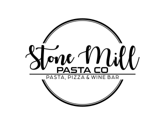Stone Mill Pasta Co.  logo design by qqdesigns