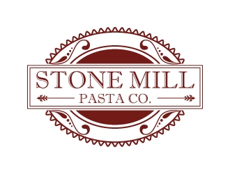 Stone Mill Pasta Co.  logo design by uttam