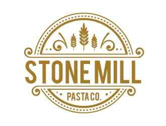Stone Mill Pasta Co.  logo design by AamirKhan