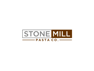 Stone Mill Pasta Co.  logo design by bricton