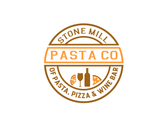 Stone Mill Pasta Co.  logo design by bricton