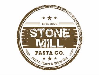 Stone Mill Pasta Co.  logo design by MCXL