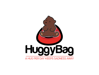 HuggyBag logo design by qqdesigns