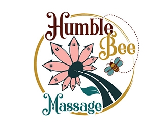 HumbleBee Massage logo design by logoguy