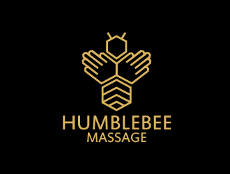 HumbleBee Massage logo design by AdenDesign