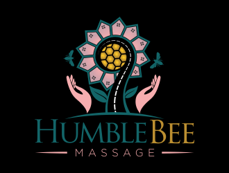 HumbleBee Massage logo design by agus