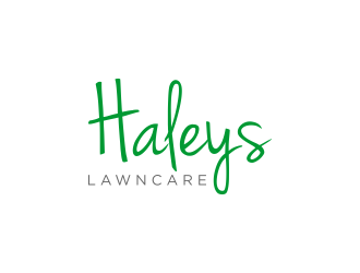 Haleys Lawncare  logo design by p0peye