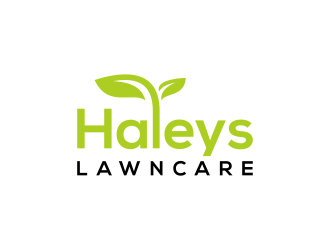 Haleys Lawncare  logo design by gusth!nk