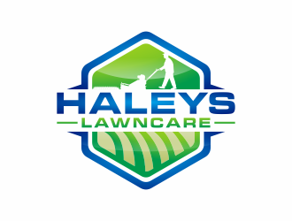Haleys Lawncare  logo design by hidro