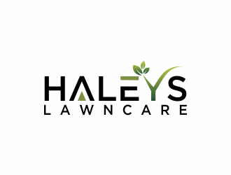 Haleys Lawncare  logo design by oke2angconcept