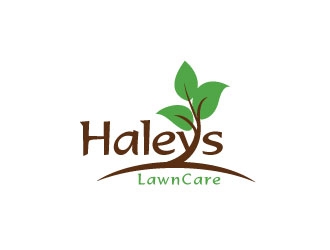 Haleys Lawncare  logo design by Webphixo