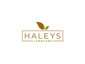 Haleys Lawncare  logo design by bricton