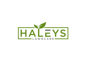 Haleys Lawncare  logo design by Barkah
