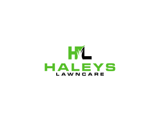 Haleys Lawncare  logo design by y7ce