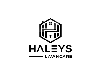 Haleys Lawncare  logo design by N3V4