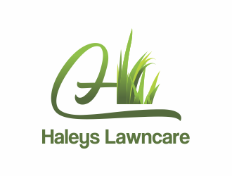 Haleys Lawncare  logo design by up2date