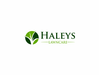 Haleys Lawncare  logo design by luckyprasetyo