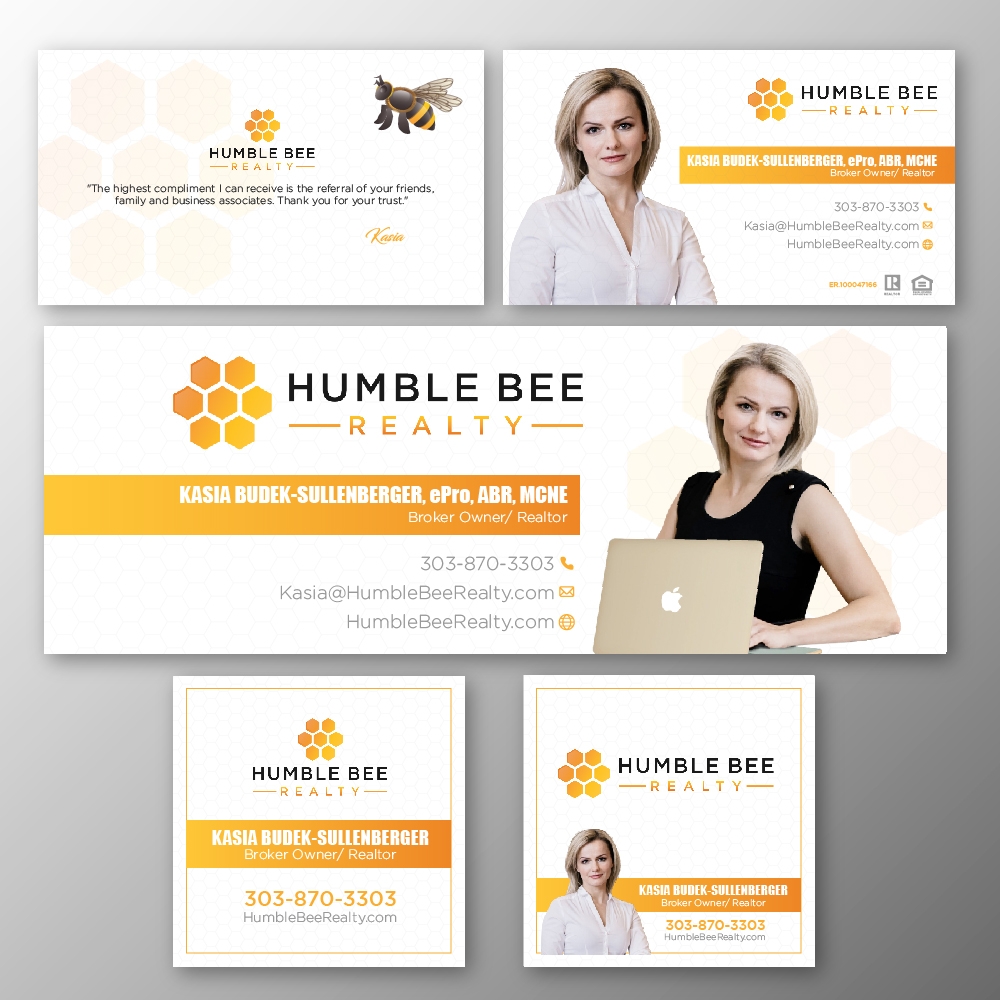Humble Bee Realty logo design by jhon01