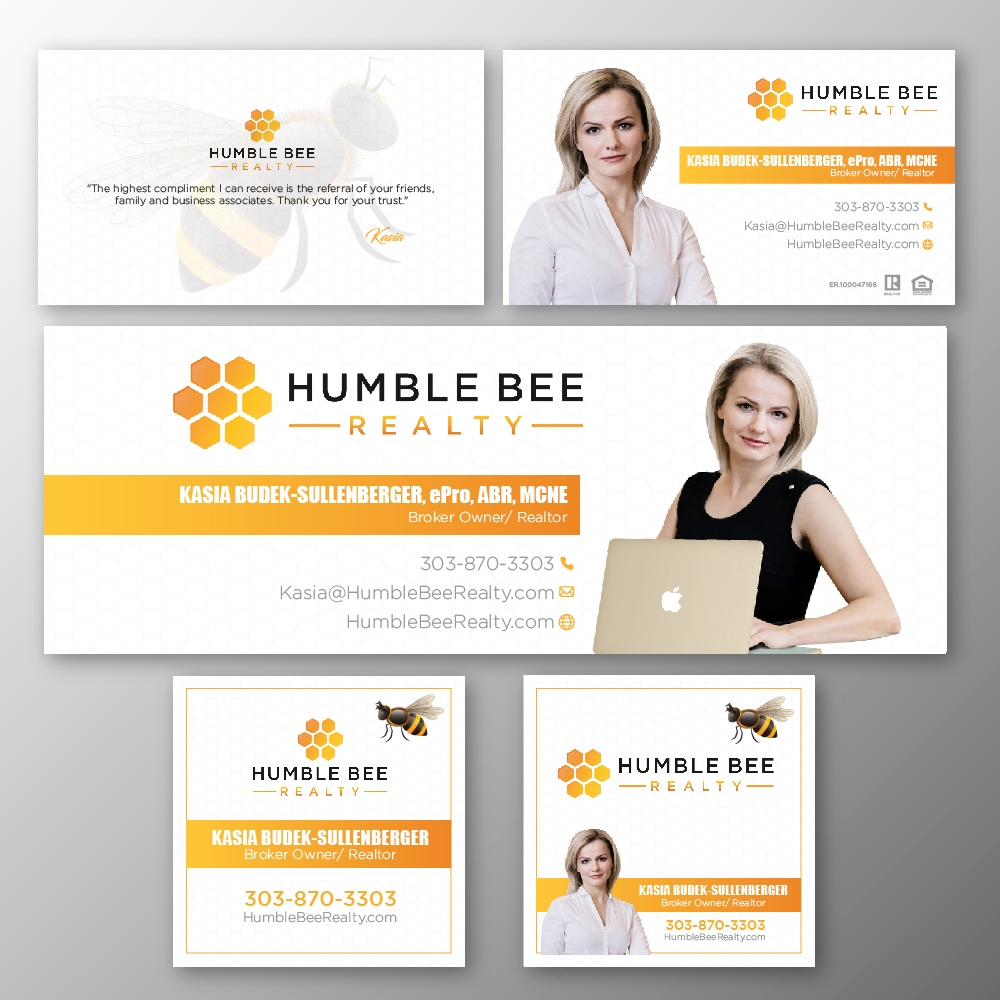 Humble Bee Realty logo design by jhon01