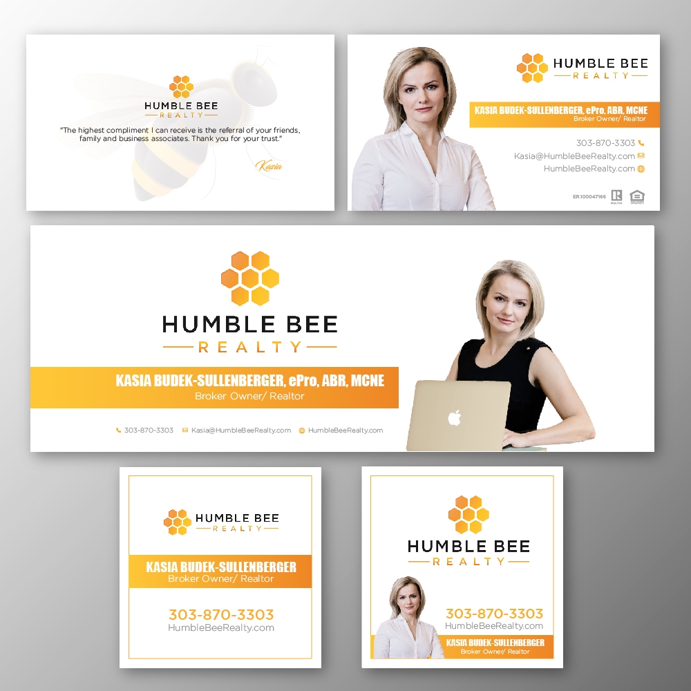 Humble Bee Realty logo design by jhon01