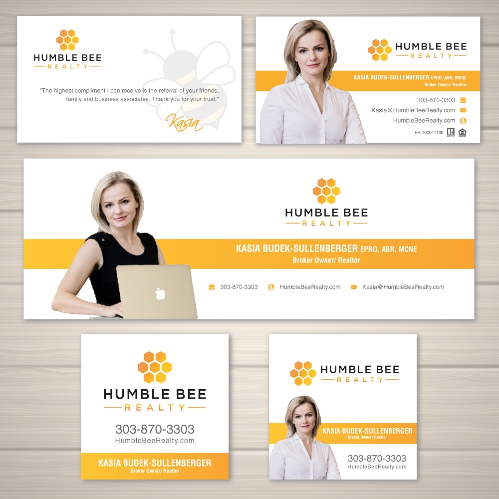 Humble Bee Realty logo design by labo