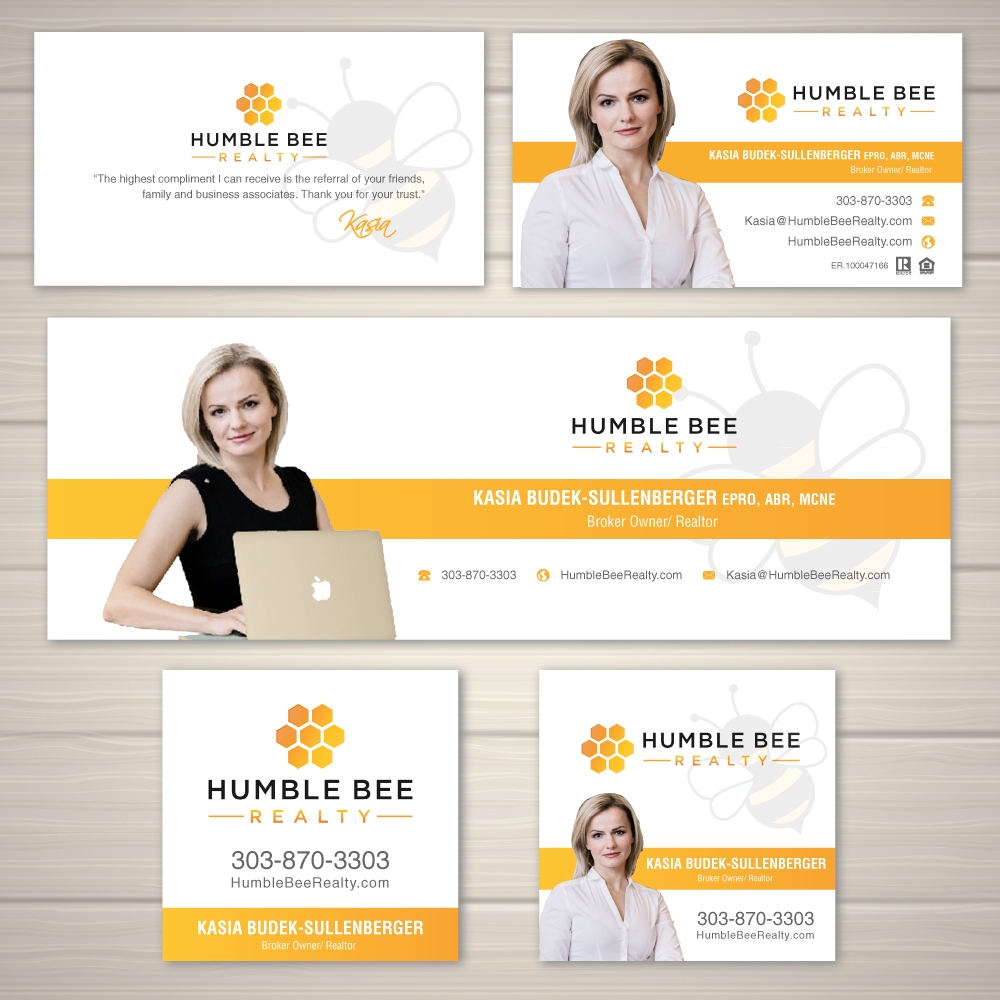Humble Bee Realty logo design by labo
