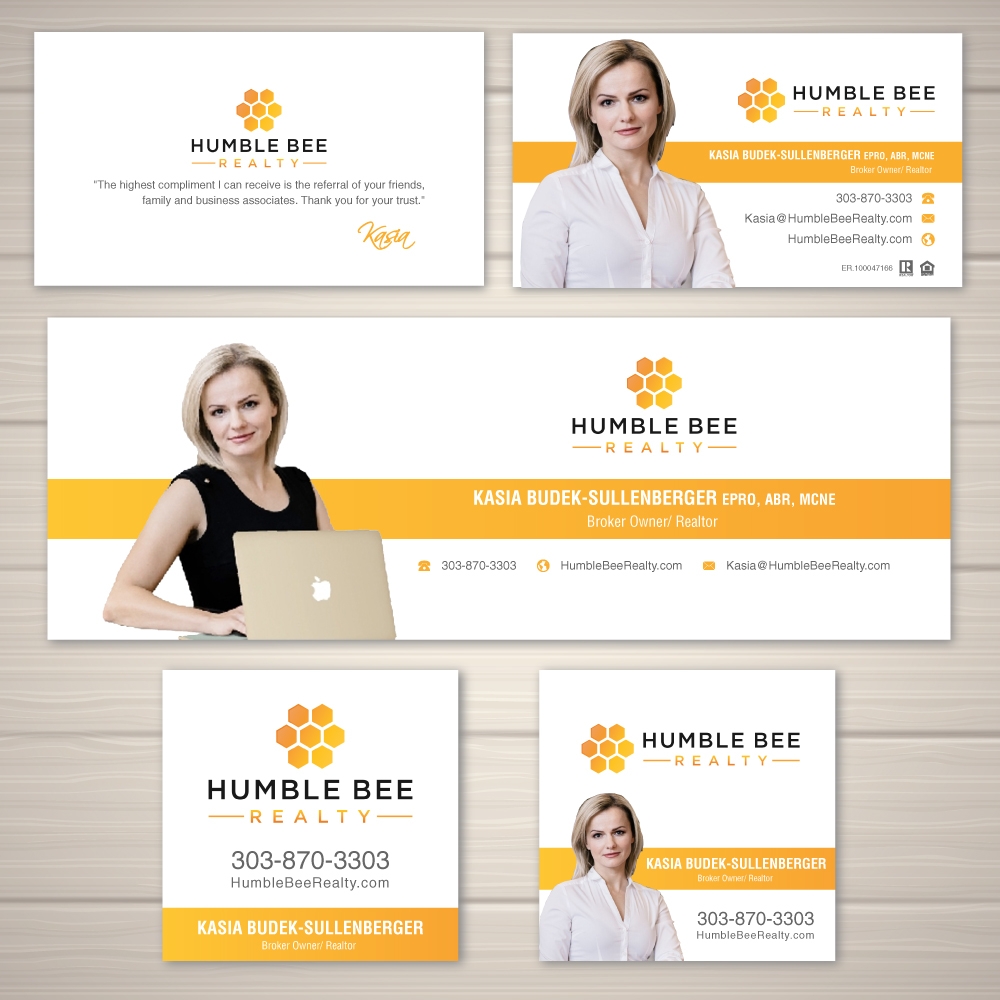 Humble Bee Realty logo design by labo