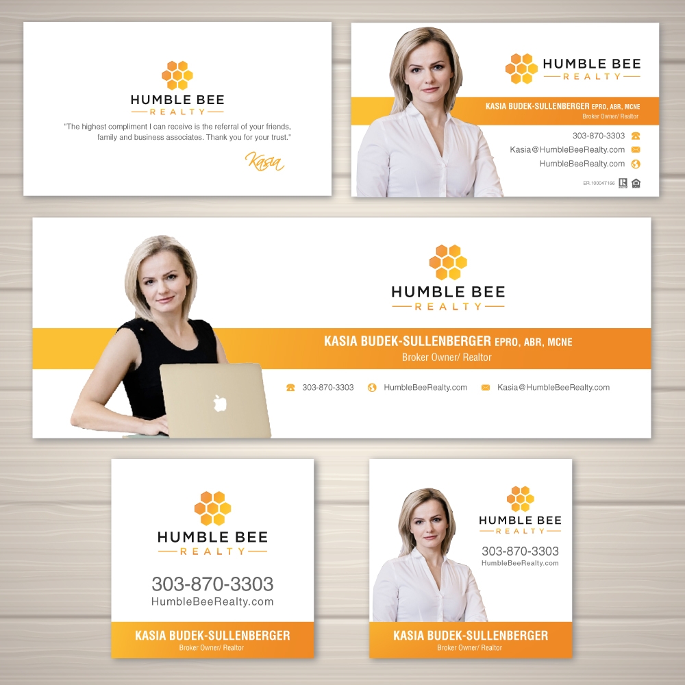 Humble Bee Realty logo design by labo