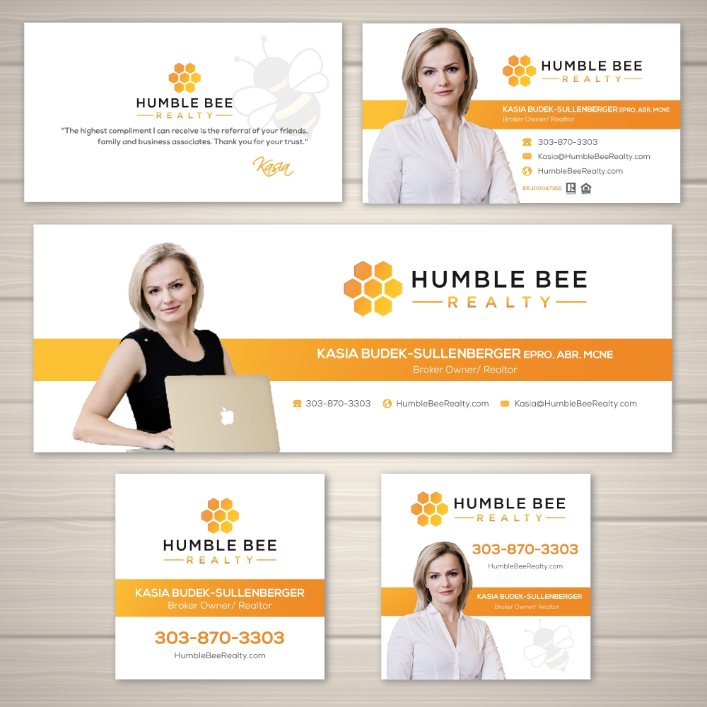 Humble Bee Realty logo design by labo