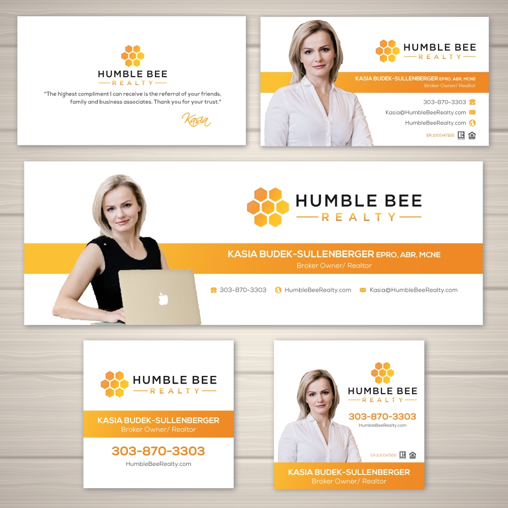 Humble Bee Realty logo design by labo
