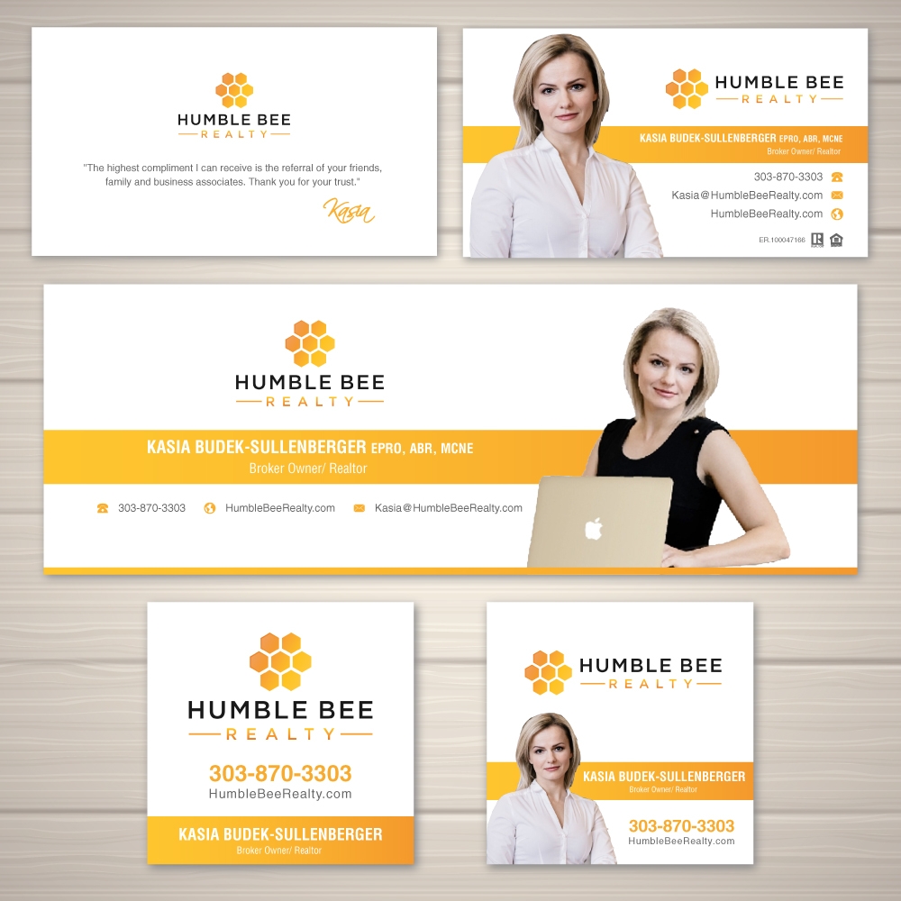 Humble Bee Realty logo design by labo