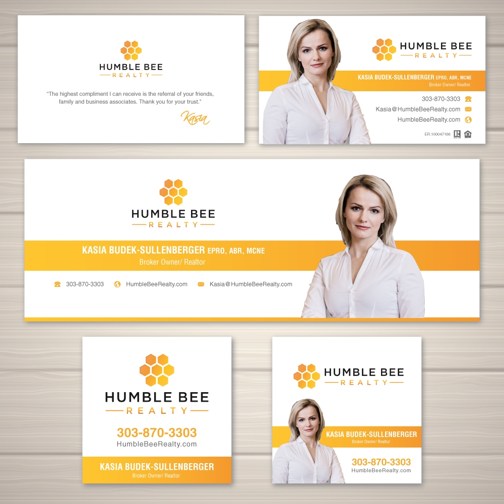 Humble Bee Realty logo design by labo
