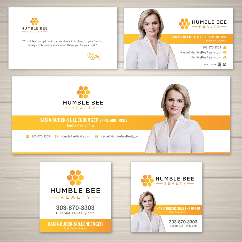 Humble Bee Realty logo design by labo