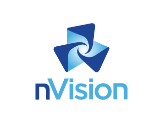 nVision logo design by Lawlit