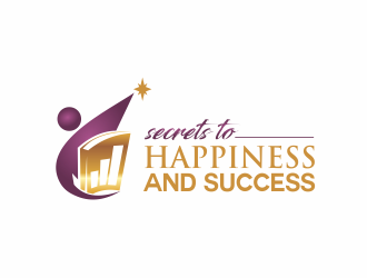 Secrets to happiness and success logo design by up2date