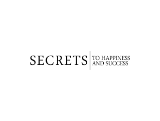 Secrets to happiness and success logo design by giphone
