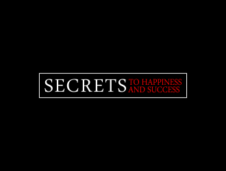 Secrets to happiness and success logo design by giphone