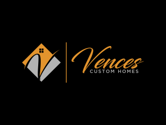 Vences Custom Homes logo design by Lavina