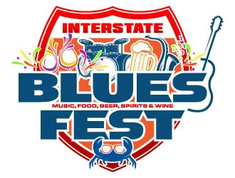 Interstate Blues Fest logo design by daywalker