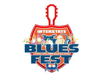 Interstate Blues Fest logo design by daywalker