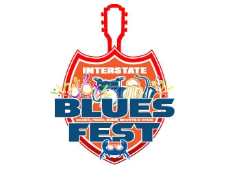 Interstate Blues Fest logo design by daywalker