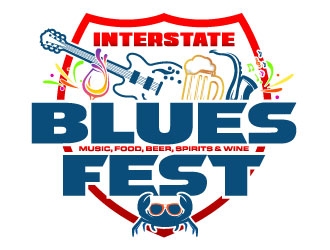 Interstate Blues Fest logo design by daywalker