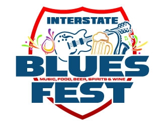 Interstate Blues Fest logo design by daywalker