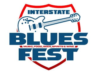 Interstate Blues Fest logo design by daywalker